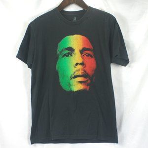Bob Marley | Black Graphic Reggae Band Tee - L